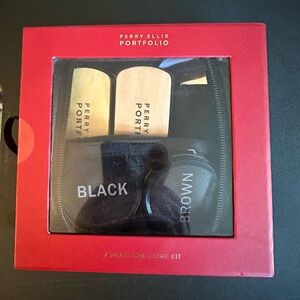 Perry Ellis Portfolio 7 Piece Shoe Shine Kit
